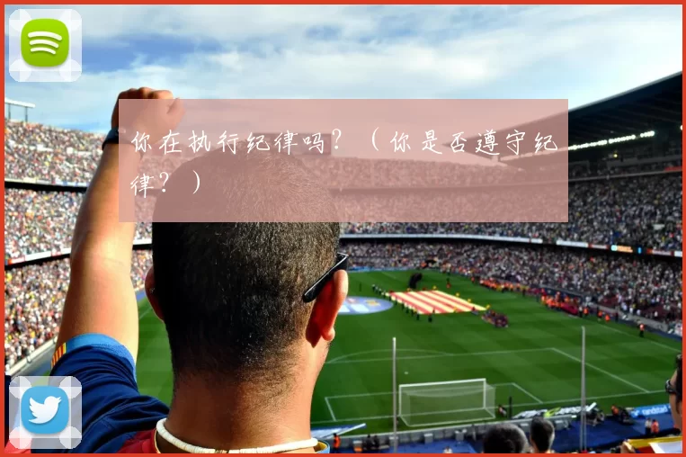 你在执行纪律吗？（你是否遵守纪律？）