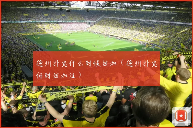 德州扑克什么时候该加（德州扑克何时该加注）